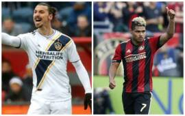 Josef Martínez y Zlatan Ibrahimovic son los delanteros con mejores registros anotadores de la temporada en la MLS.