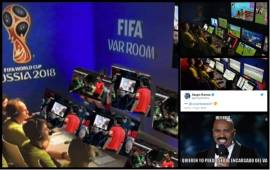 Los aficionados a través de las redes sociales han hecho estragos a los árbitros que han manejado el VAR en el Mundial. Aquí los mejores memes del VAR.