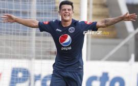Marcelo Estigarribia marcó siete goles en su primer torneo con el Motagua.
