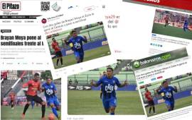 El hondureño Bryan Moya llegó a su gol 11 con el Zulia FC de Venezuela y con eso lo tiene en semifinales del fútbol de ese país sudamericano.
