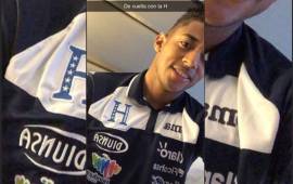 'Choco' Lozano dejó esta fotografía en sus redes ya integrado a la Selección.