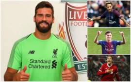 Luego de que se concretó la venta más cara de un portero cuando Alisson Becker firmó con el Liverpool por 67 millones de libras, se une a los fichajes más caros de toda Europa.