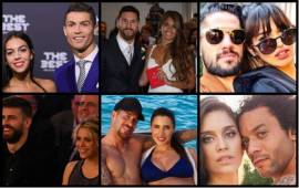 Las bellas parejas de los jugadores del Real Madrid y Barcelona que se enfrentan el domungo en el Clásico.