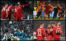 Los dos partidos de semis de Champions son Liverpool vs Roma y Real Madrid vs Bayern Múnich.