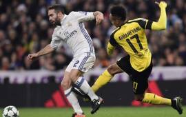 Pierre-Emerick Aubameyang anotó este miércoles un gol al Real Madrid en el Bernabéu en el empate 2-2 frente al Borussia Dortmund.