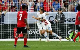 Aaron Long abrió la línea de la segunda goleada de Estados Unidos en esta Copa Oro.