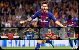 Lionel Messi, Mauro Icardi, Mohamed Salah, Edinson Cavani y Robert Lewandowski fueron los máximos goleadores de Europa.