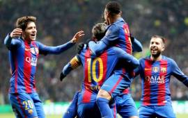 Lionel Messi guió al Barcelona para un gran triunfo en el Celtic Park.