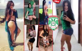 Marathón tiene aficionadas muy lindas, una muestra de eso es Andrea Ortiz, la chica que sigue a los verdes desde muy pequeña.