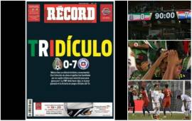 México cayó derrotado en cuartos de final de la Copa América Centenario con una de las peores goleadas de su historia. Cayó 7-0 ante Chile.