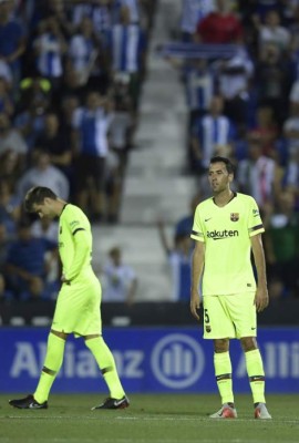 EN FOTOS: Amargura y frustración en el Barcelona, Leganés estalla de felicidad