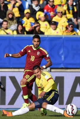 Venezuela vence 1 a 0 a Colombia en su debut en la Copa América