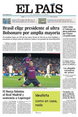 Portadas: La prensa 'atiza' al Real Madrid de Julen Lopetegui tras el clásico