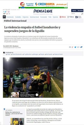 Así reaccionan los medios internacionales por desorden en el Morazán