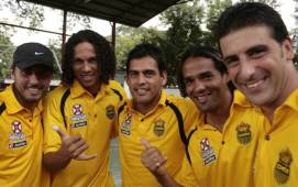 Carlinho, Caetano, Carlos Fretes, Everaldo Ferreira y Marcelo Macías, cinco buenos extranjeros que han venido al Real España.