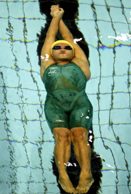 Copa del mundo de natación en Moscú.