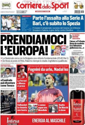 Las portadas de hoy en los principales diarios deportivos del mundo