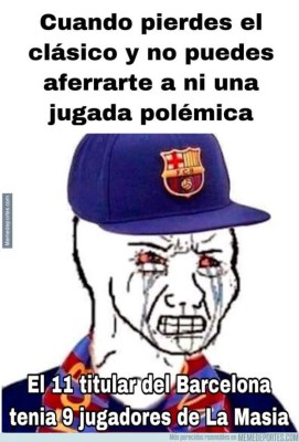 Los otros memes que no has visto del triunfo del Real Madrid en el clásico ante Barcelona