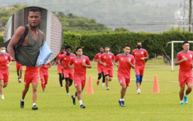 Ever Alvarado, capitán de Olimpia cumplió seis meses tras haber sufrido la lesión de ligamentos y ahora se entrena al cien con el resto del plantel.