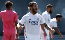 Sergio Ramos marcó uno de los seis goles con los que el Real Madrid derrotó al Getafe en un amistoso.