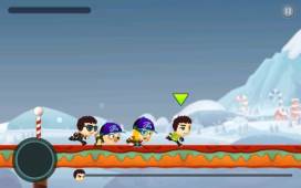 Cuatro jugadores en línea se eligen al azar para realizar esta batalla épica donde el más audaz y rápido ganará.