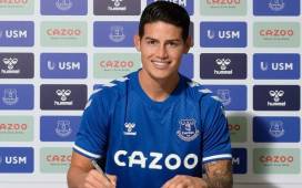 James Rodríguez es el fichaje estelar del Everton de la Premier League de Inglaterra.