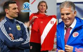 Lionel Scaloni, Ricardo Gareca y Carlos Queiróz se enfrentarán en eliminatorias de Conmebol.