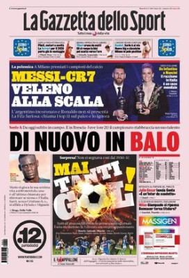 Lo que dicen las portadas del mundo sobre el 'The Best' conquistado por Messi