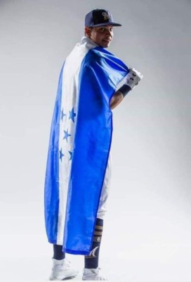 Él es Mauricio Dubón, el segundo beisbolista hondureño en jugar en la MLB