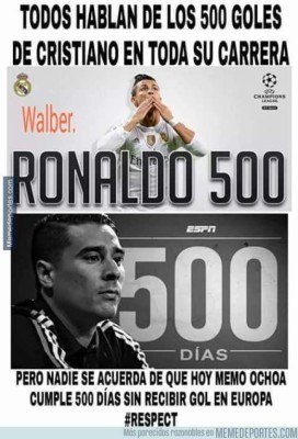 MEMES: El humor luego del homenaje a Cristiano Ronaldo