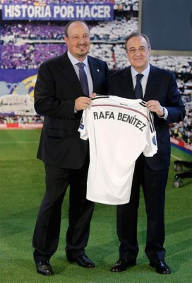 El español Rafael Benítez es el nuevo entrenador del Real Madrid
