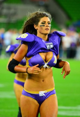 GALERÍA: Fútbol americano en lencería, la belleza que revoluciona el deporte