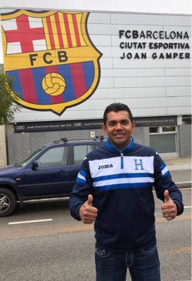 ¡De lujo! Las imágenes de la capacitación de Amado Guevara en Europa