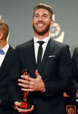 Cristiano se lleva tres premios en Gala de la Liga de España