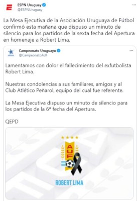 Muerte de Robert Lima estremeció al mundo del fútbol en Sudamérica: 'Esperaba que fuera un error o una mentira'