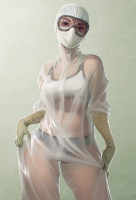 Identificada la enfermera que trabaja en ropa interior para ayudar a los pacientes con COVID-19