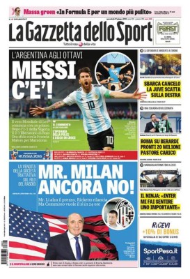 Tremendas portadas: El mundo se rinde ante Messi y a la clasificación de Argentina a octavos del Mundial