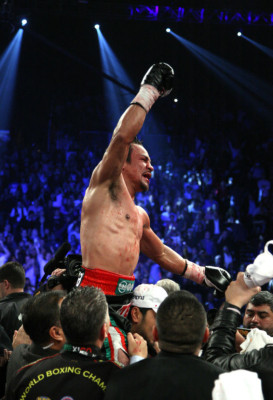 Márquez noqueó a Pacquiao en una pelea emocionante AQUÍ LAS MEJORES IMÁGENES