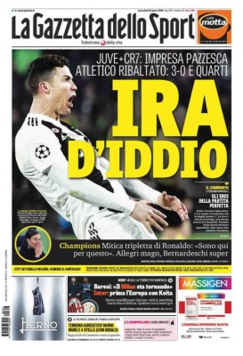 Las portadas se rinden ante Cristiano Ronaldo tras su hattrick ante el Atlético en Champions