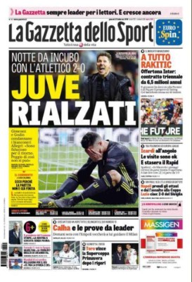 Las portadas internacionales: 'CR7, salva a esta Juve'