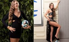 Esta bella cafetera juega de delantera actualmente en el club América de Cali de la Liga Profesional Femenina. Los hinchas del Deportivo Cali se enojaron por haberse ido del club y la han amenazado de muerte.