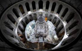 El sepulcro donde se supone estuvo Jesús, está recibiendo trabajos de restauración.