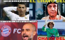 Cristiano Ronaldo, Pep Guardiola, Isco y 'Memo' Ochoa, entre los grandes protagonistas de los mejores memes del fin de semana.
