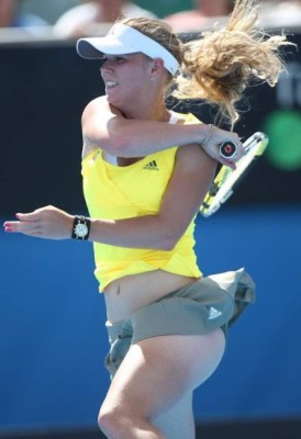 Los momentos más 'hot' que se han visto de la tenista Caroline Wozniacki