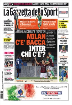 JUEVES: Las portadas de los periódicos deportivos más importantes