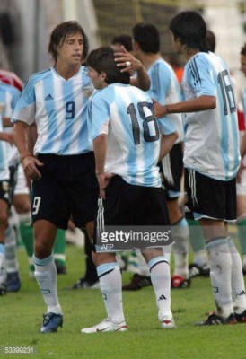 Las fotografías de Lionel Messi en su debut con Argentina ante Hungría