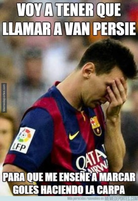 Hacen pedazos con memes a Messi por su mal juego ante Real Madrid