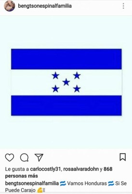 Jerry Bengtson: 'Vamos Honduras, sí se puede carajo”