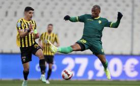 Deiby Flores y el Panetolikos tumban al AEK y siguen ascendiendo en Grecia; el Olympiakos, su siguiente rival