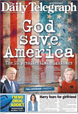 PORTADAS: La agresiva reacción de la prensa internacional tras gane de Donald Trump